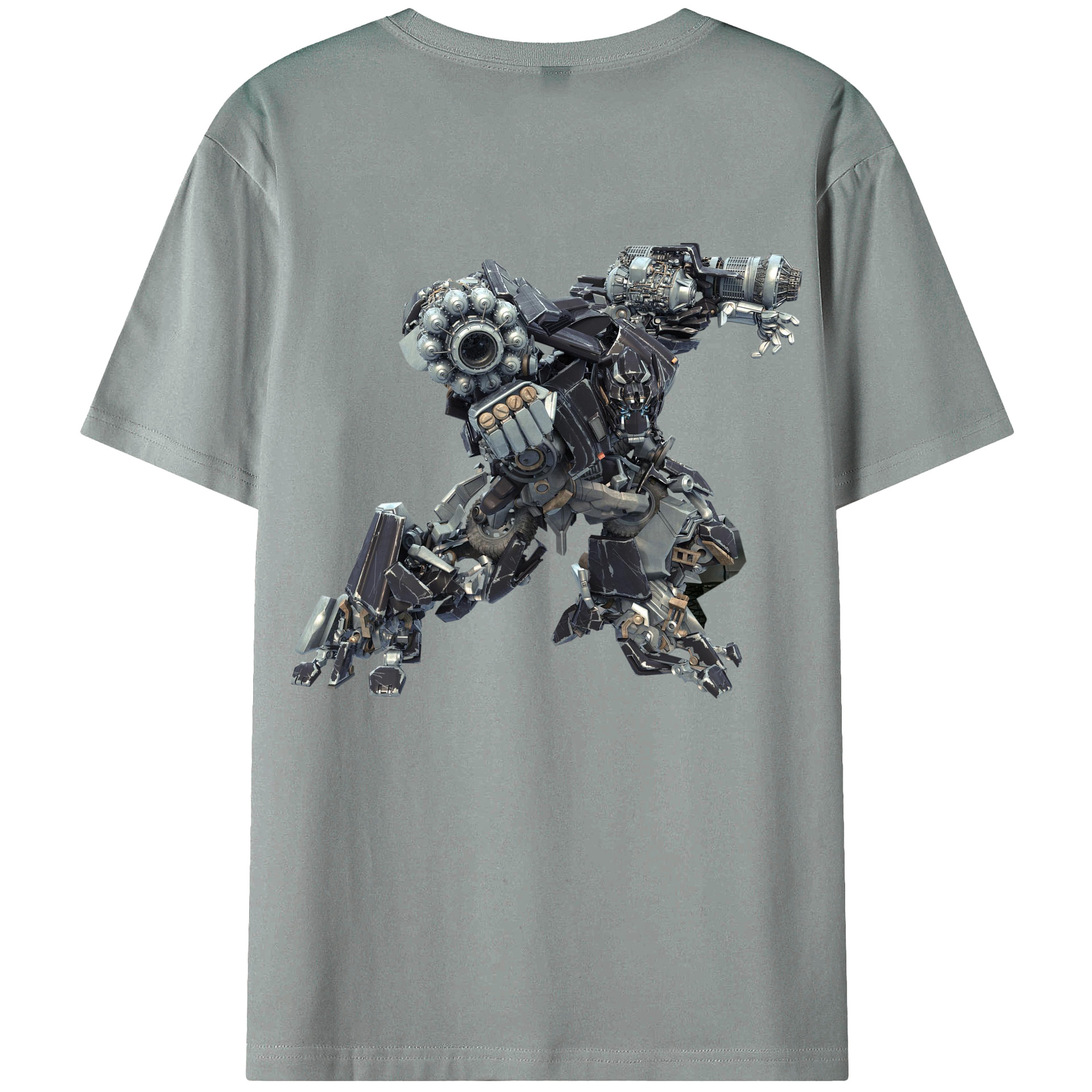 （画像用）  綿100％ メンズ半袖Tシャツ（バックプリント） 通気性